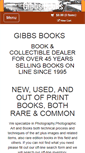 Mobile Screenshot of gibbsbooks.com